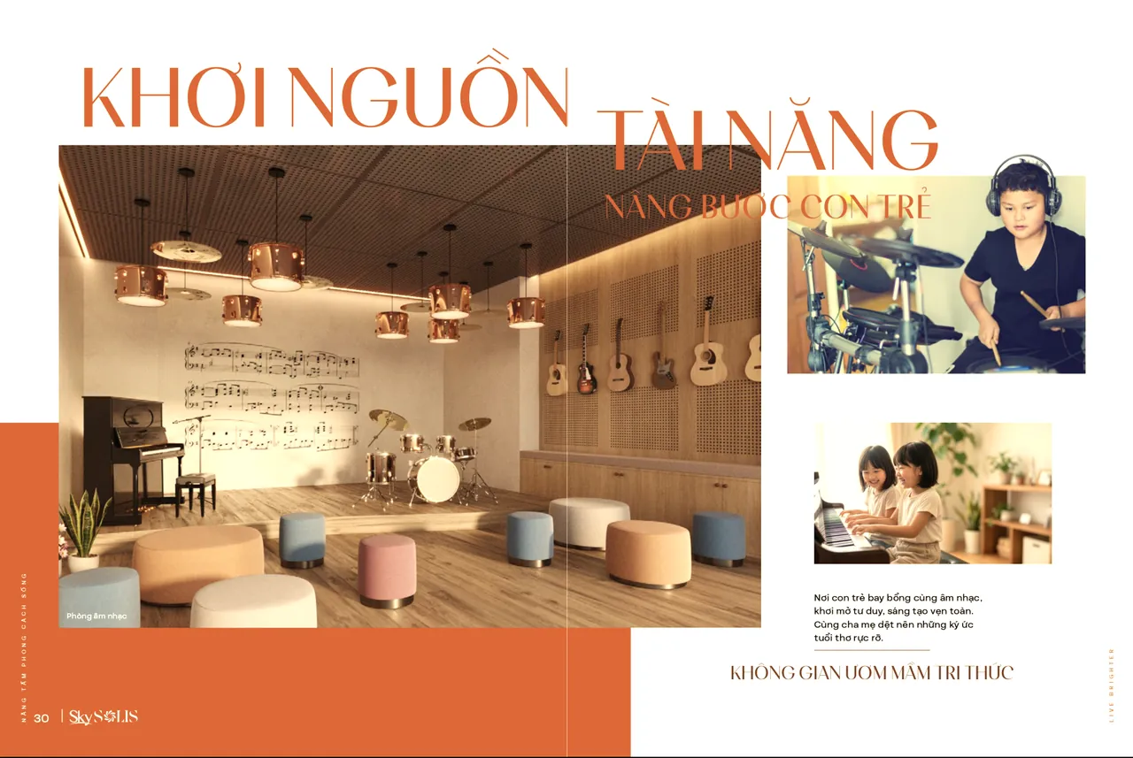Phòng âm nhạc dành cho trẻ em